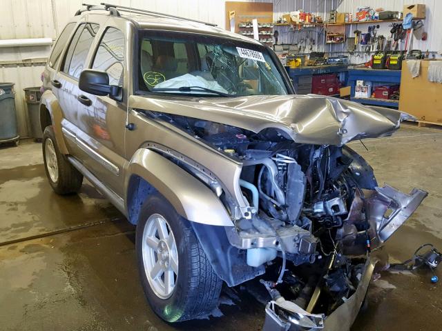 1J4GL58K86W141231 - 2006 JEEP LIBERTY LI TAN photo 1