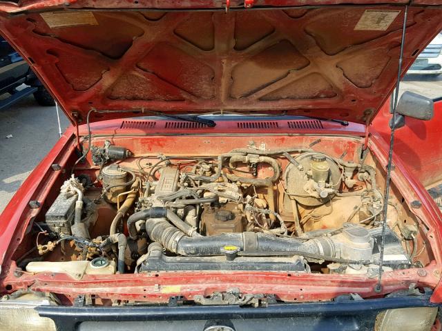 4TARN81A8PZ120614 - 1993 TOYOTA PICKUP 1/2 RED photo 7