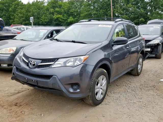 JTMBFREV0FJ016346 - 2015 TOYOTA RAV4 LE GRAY photo 2