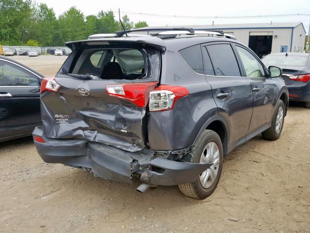 JTMBFREV0FJ016346 - 2015 TOYOTA RAV4 LE GRAY photo 4