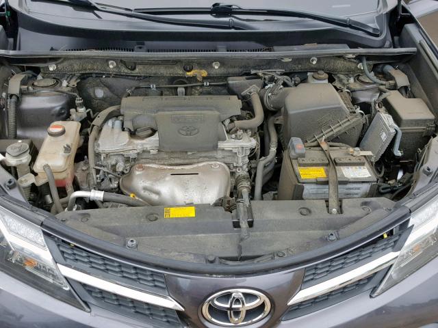 JTMBFREV0FJ016346 - 2015 TOYOTA RAV4 LE GRAY photo 7