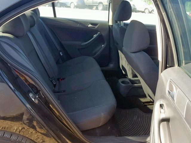 3VW2K7AJ0CM336071 - 2012 VOLKSWAGEN JETTA BASE 黑色 照片 6