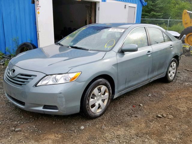 4T1BE46K57U661497 - 2007 TOYOTA CAMRY NEW GREEN photo 2