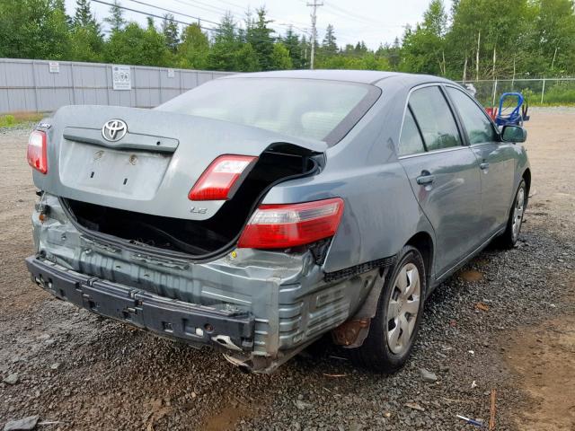 4T1BE46K57U661497 - 2007 TOYOTA CAMRY NEW GREEN photo 4