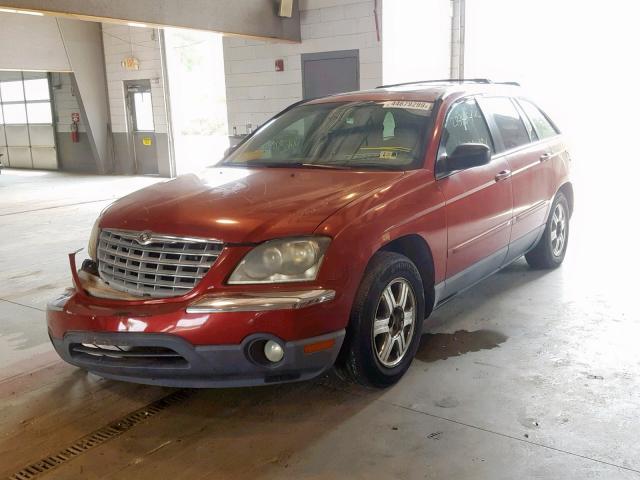 2C8GF68435R381099 - 2005 CHRYSLER PACIFICA T MAROON photo 2