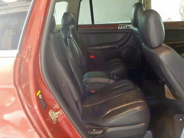 2C8GF68435R381099 - 2005 CHRYSLER PACIFICA T MAROON photo 6