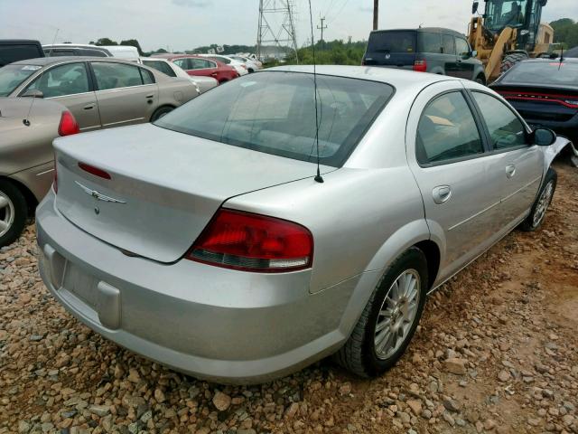 1C3EL46X85N592237 - 2005 CHRYSLER SEBRING SILVER photo 4