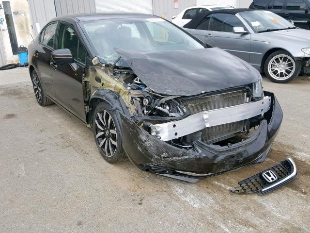 2HGFB2F94EH519756 - 2014 HONDA CIVIC EXL 棕色 照片 1