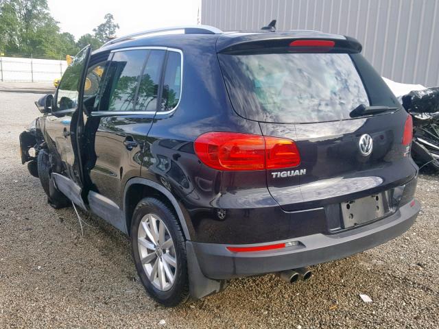 WVGSV7AX8HK010642 - 2017 VOLKSWAGEN TIGUAN WOL BLACK photo 3