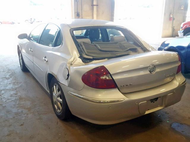 2G4WD532X51229723 - 2005 BUICK LACROSSE C SILVER photo 3