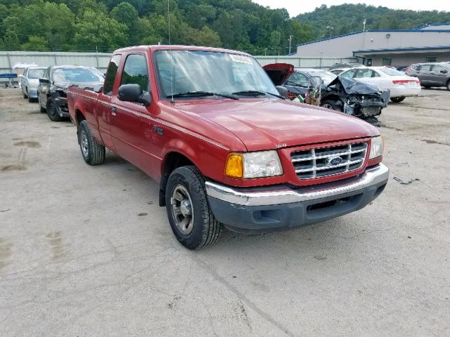 1FTYR14U01TA55463 - 2001 FORD RANGER SUP RED photo 1