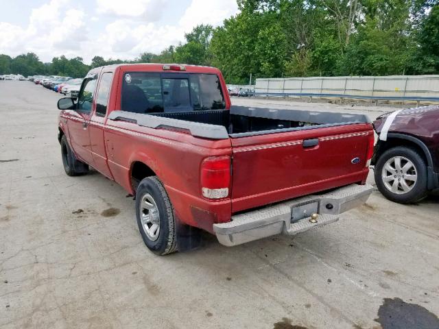 1FTYR14U01TA55463 - 2001 FORD RANGER SUP RED photo 3