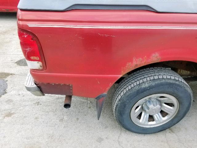 1FTYR14U01TA55463 - 2001 FORD RANGER SUP RED photo 9