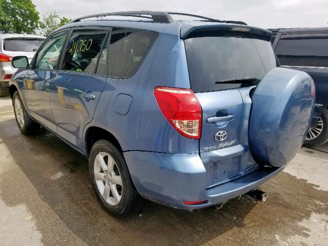 JTMBD31V285145418 - 2008 TOYOTA RAV4 LIMIT BLUE photo 3