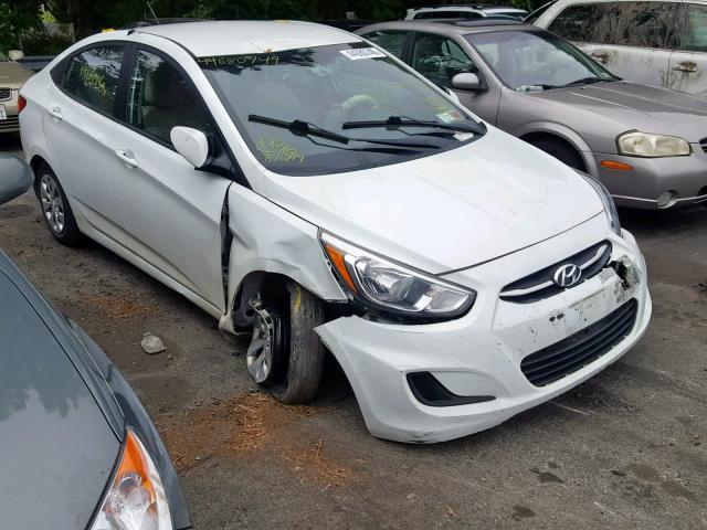 KMHCT4AE4GU085509 - 2016 HYUNDAI ACCENT SE WHITE photo 1