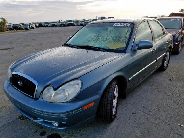 KMHWF25S44A097276 - 2004 HYUNDAI SONATA GL GREEN photo 2