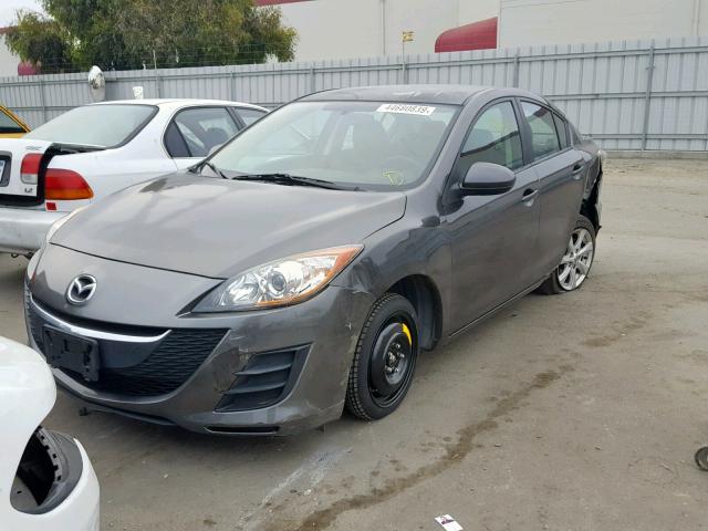 JM1BL1SG2A1145486 - 2010 MAZDA 3 I CHARCOAL photo 2