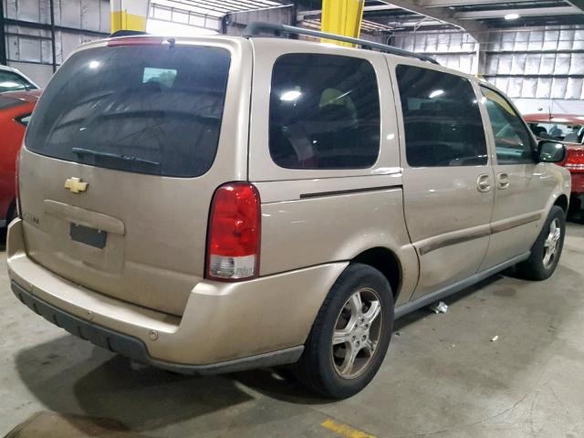 1GNDV33L96D122391 - 2006 CHEVROLET UPLANDER L TAN photo 4