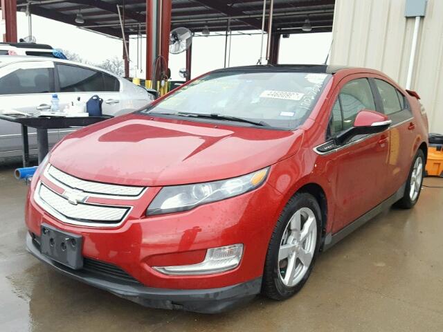 1G1RB6E49CU104170 - 2012 CHEVROLET VOLT RED photo 2