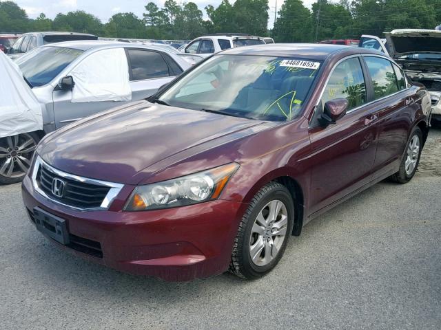 1HGCP26419A179513 - 2009 HONDA ACCORD LXP MAROON photo 2