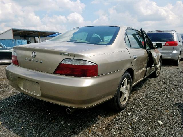 19UUA56663A066737 - 2003 ACURA 3.2TL BEIGE photo 4