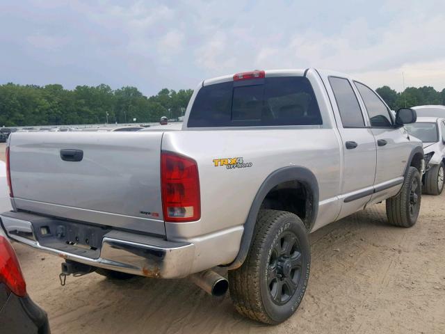 1D7KS28C26J137835 - 2006 DODGE RAM 2500 S ვერცხლისფერი ფოტო 4