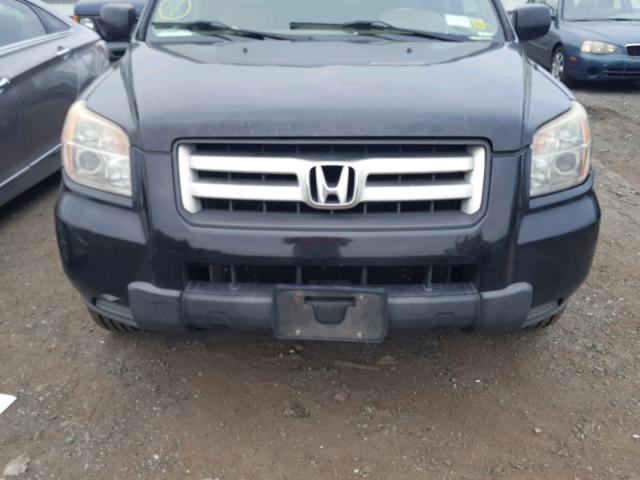 5FNYF18228B045791 - 2008 HONDA PILOT VP BLACK photo 7