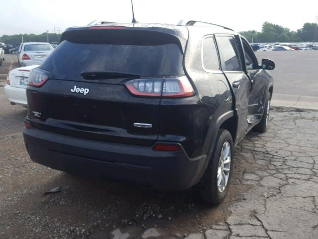 1C4PJLCB3KD175784 - 2019 JEEP CHEROKEE L BLACK photo 4