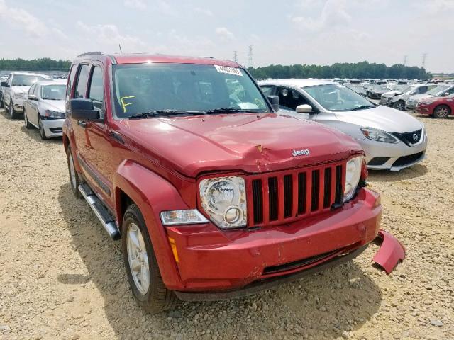 1J8GN28K29W551048 - 2009 JEEP LIBERTY SP RED photo 1