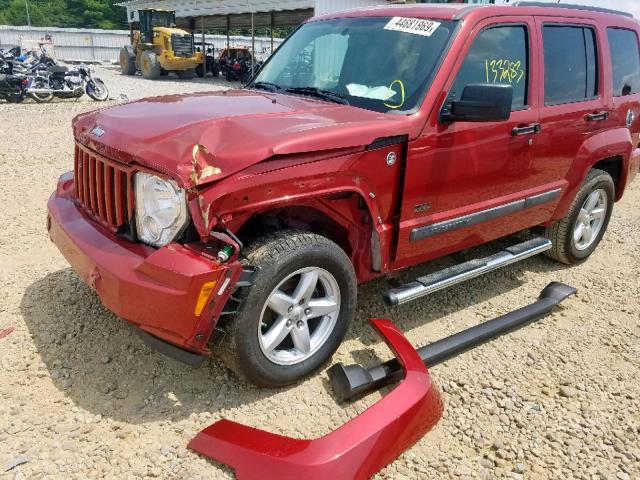1J8GN28K29W551048 - 2009 JEEP LIBERTY SP RED photo 9
