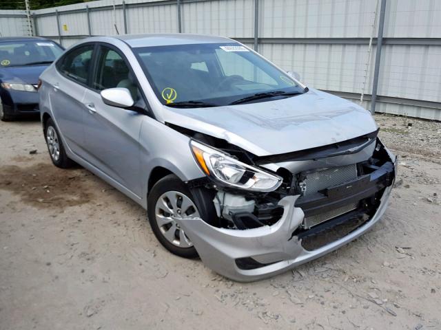 KMHCT4AEXGU161055 - 2016 HYUNDAI ACCENT SE SILVER photo 1