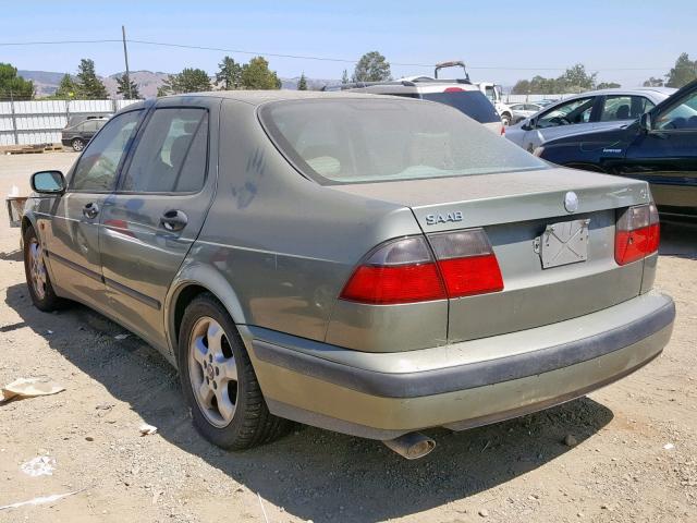 YS3EF45E9X3096518 - 1999 SAAB 9-5 SE GREEN photo 3