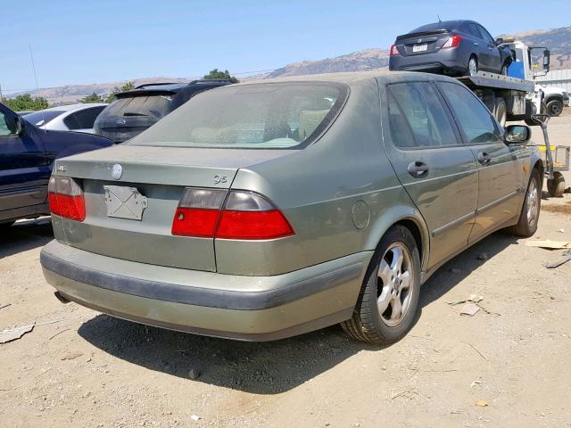 YS3EF45E9X3096518 - 1999 SAAB 9-5 SE GREEN photo 4