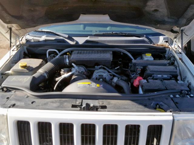 1J8HG48K66C198241 - 2006 JEEP COMMANDER WHITE photo 7
