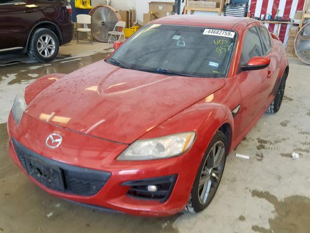 JM1FE1RP8B0405057 - 2011 MAZDA RX8 RED photo 2