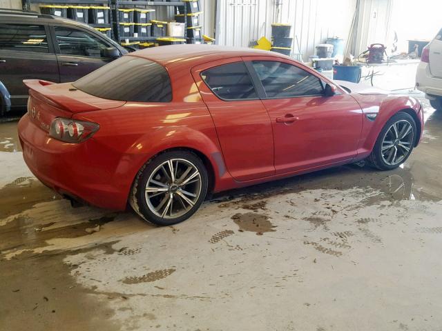 JM1FE1RP8B0405057 - 2011 MAZDA RX8 RED photo 9