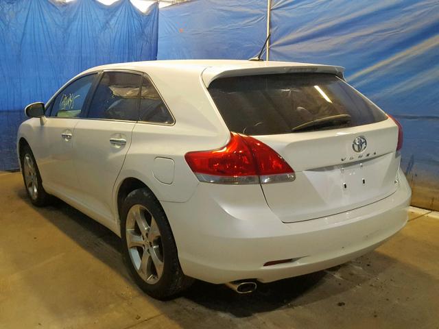 4T3BK3BBXAU035418 - 2010 TOYOTA VENZA WHITE photo 3