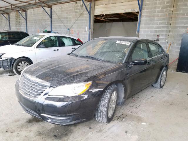 1C3CCBAB3EN142163 - 2014 CHRYSLER 200 LX BLACK photo 2