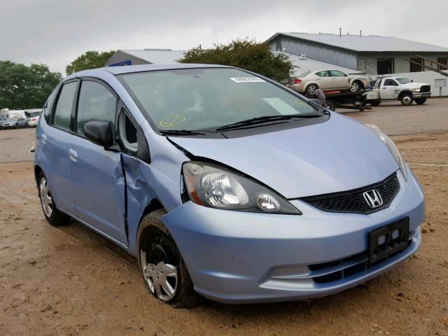 JHMGE88259C001160 - 2009 HONDA FIT BLUE photo 1