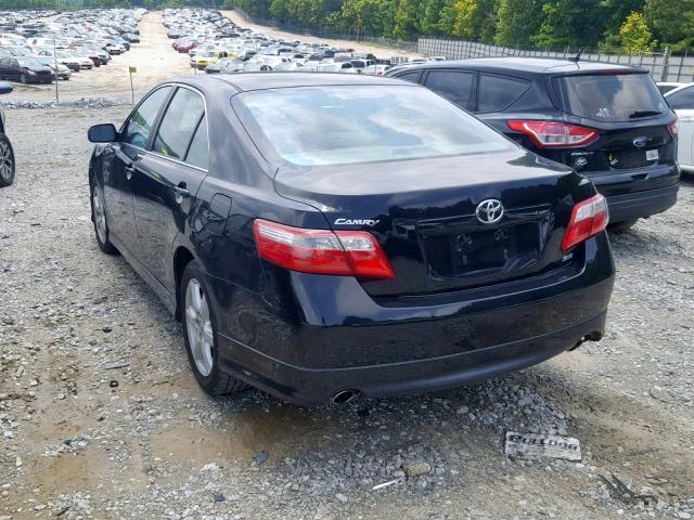 4T1BK46K37U539200 - 2007 TOYOTA CAMRY NEW BLACK photo 3