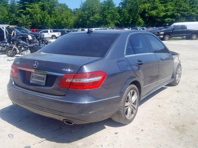 WDDHF8HB3BA429769 - 2011 MERCEDES-BENZ E 350 4MAT CHARCOAL photo 4