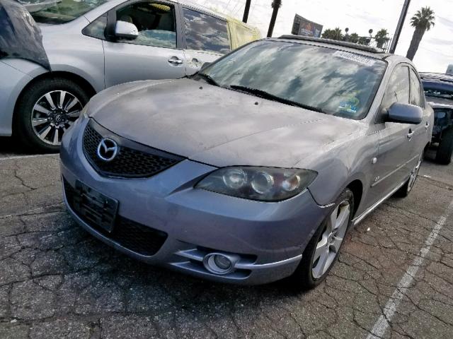 JM1BK123841176486 - 2004 MAZDA 3 S SILVER photo 2