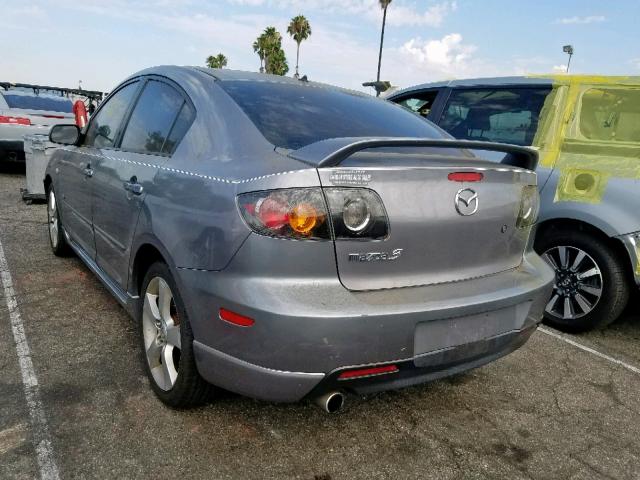 JM1BK123841176486 - 2004 MAZDA 3 S SILVER photo 3