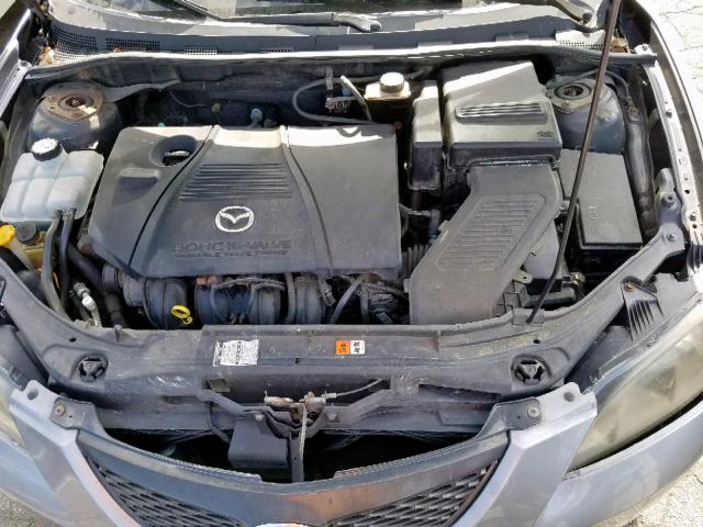 JM1BK123841176486 - 2004 MAZDA 3 S SILVER photo 7