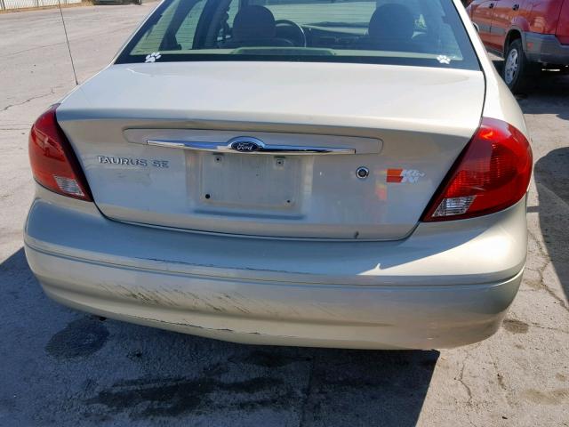 1FAFP53U53A106191 - 2003 FORD TAURUS SE TAN photo 10