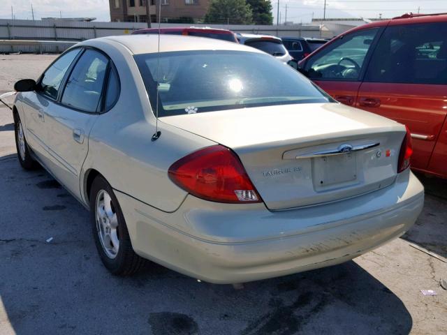 1FAFP53U53A106191 - 2003 FORD TAURUS SE TAN photo 3