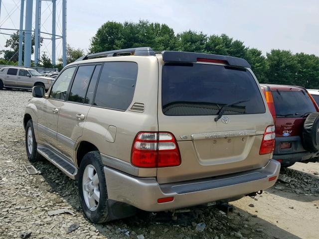 JTEHT05JX52069720 - 2005 TOYOTA LAND CRUIS BEIGE photo 3