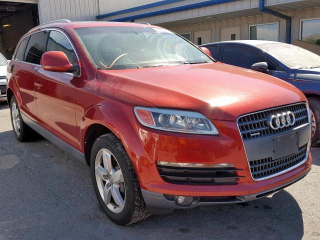 WA1AV74L27D054691 - 2007 AUDI Q7 4.2 QUA RED photo 1