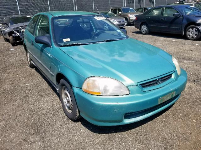 2HGEJ6448TH106037 - 1996 HONDA CIVIC DX GREEN photo 1