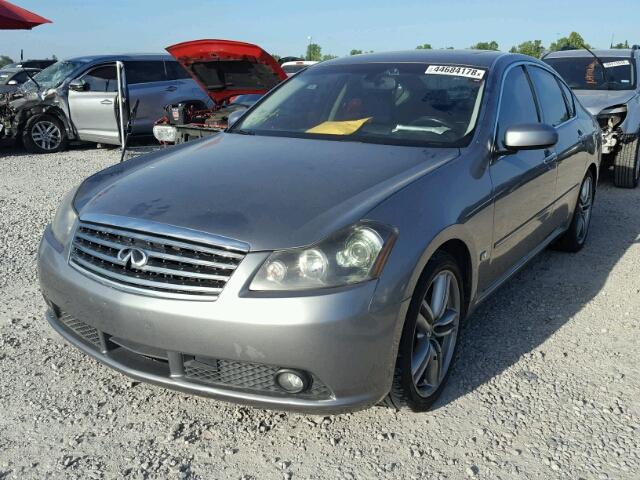 JNKBY01EX6M206437 - 2006 INFINITI M45 BASE GRAY photo 2